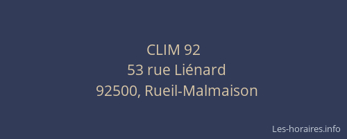 CLIM 92