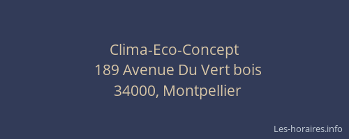 Clima-Eco-Concept