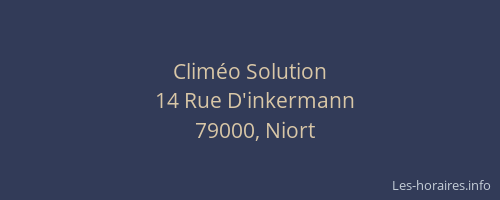 Climéo Solution