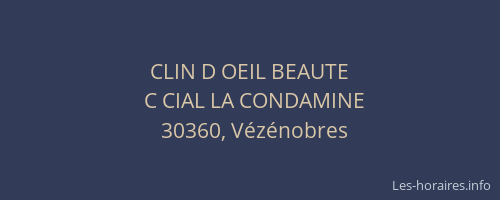 CLIN D OEIL BEAUTE
