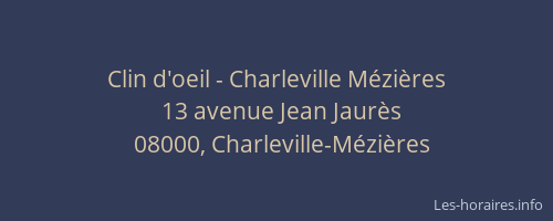 Clin d'oeil - Charleville Mézières