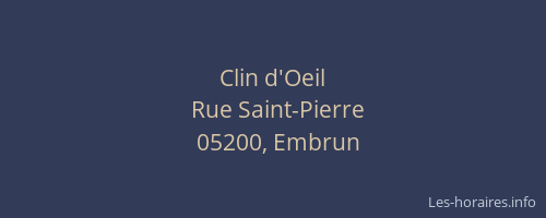 Clin d'Oeil