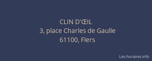 CLIN D'ŒIL