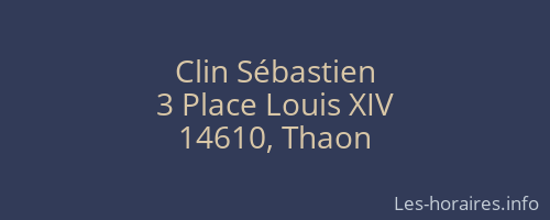 Clin Sébastien