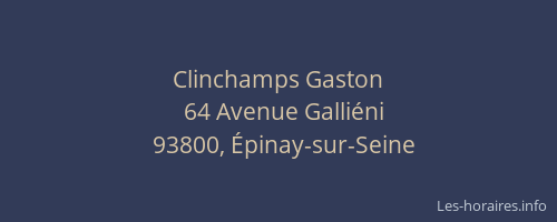 Clinchamps Gaston