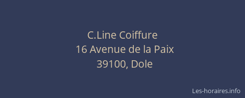 C.Line Coiffure