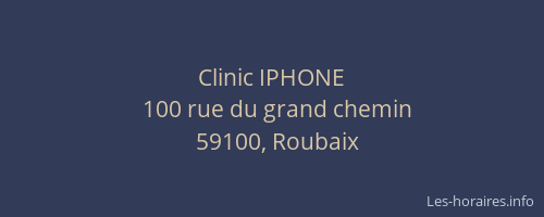 Clinic IPHONE