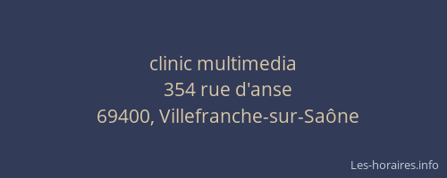 clinic multimedia