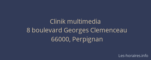 Clinik multimedia