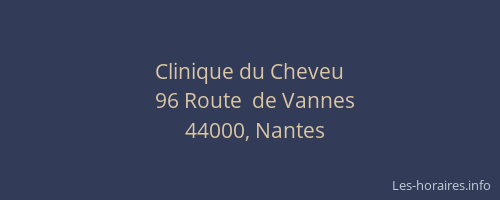 Clinique du Cheveu