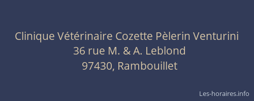 Clinique V&eacute;t&eacute;rinaire Cozette P&egrave;lerin Venturini