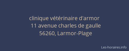 clinique v&eacute;t&eacute;rinaire d'armor