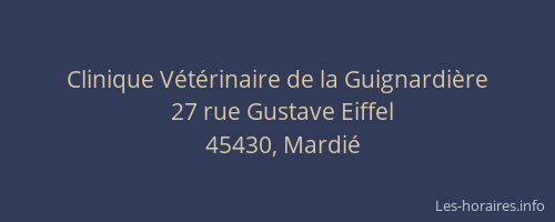Clinique Vétérinaire de la Guignardière