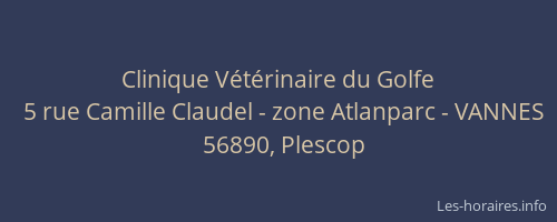 Clinique Vétérinaire du Golfe