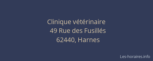 Clinique v&eacute;t&eacute;rinaire