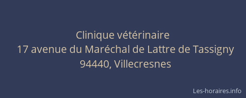 Clinique v&eacute;t&eacute;rinaire