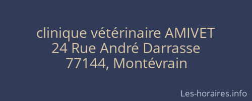 clinique vétérinaire AMIVET