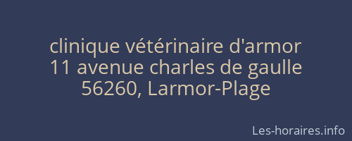 clinique vétérinaire d'armor