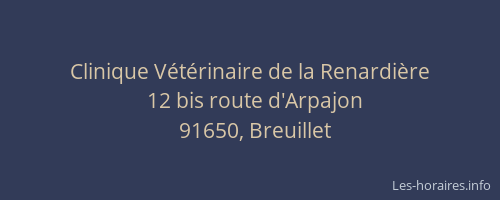 Clinique Vétérinaire de la Renardière