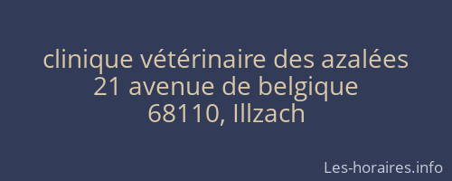 clinique vétérinaire des azalées
