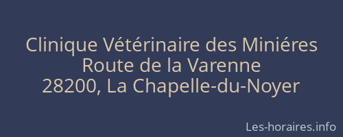Clinique Vétérinaire des Miniéres