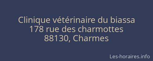 Clinique vétérinaire du biassa