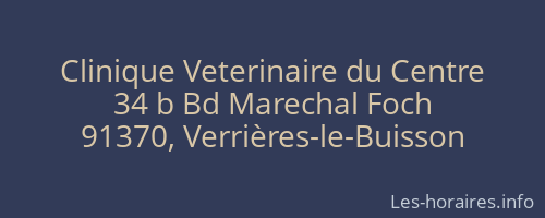 Clinique Veterinaire du Centre