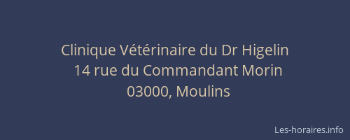 Clinique Vétérinaire du Dr Higelin