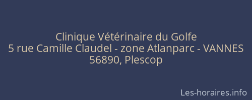 Clinique Vétérinaire du Golfe