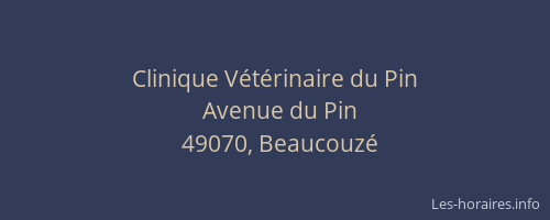 Clinique Vétérinaire du Pin