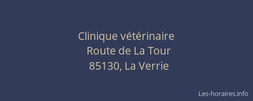 Clinique vétérinaire