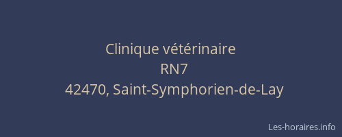Clinique vétérinaire