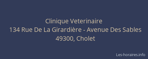 Clinique Veterinaire