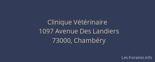 Clinique Vétérinaire