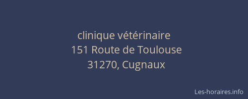 clinique vétérinaire