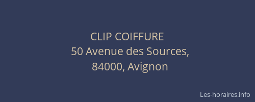 CLIP COIFFURE