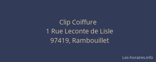 Clip Coiffure