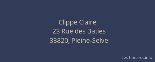 Clippe Claire