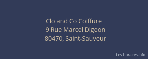 Clo and Co Coiffure