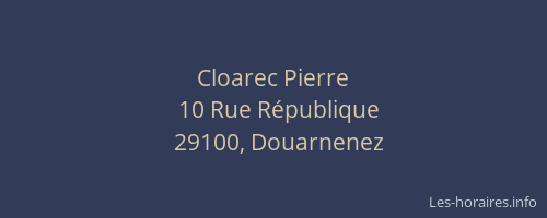 Cloarec Pierre