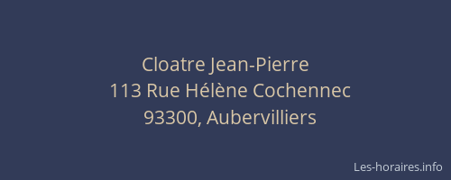 Cloatre Jean-Pierre