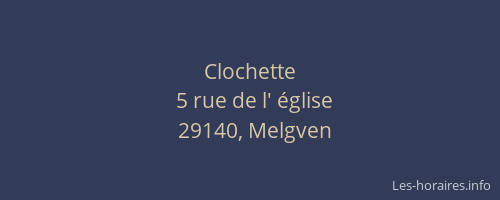 Clochette