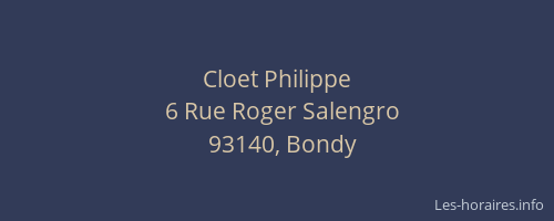 Cloet Philippe