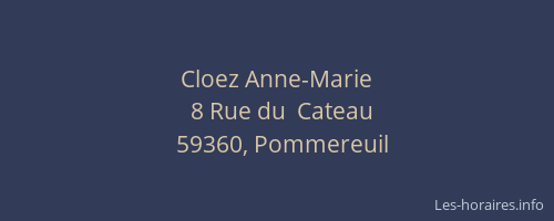 Cloez Anne-Marie