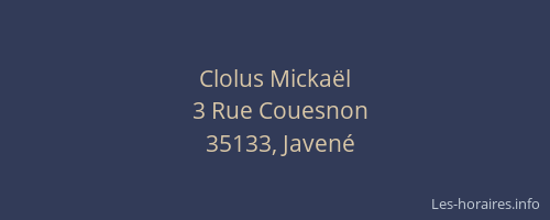 Clolus Mickaël