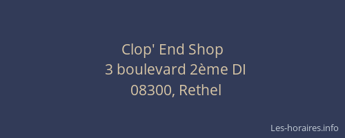 Clop' End Shop