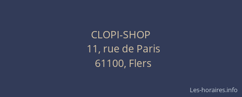 CLOPI-SHOP