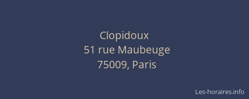 Clopidoux