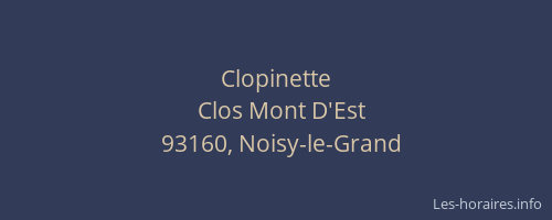 Clopinette