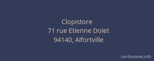 Clopistore